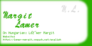 margit lamer business card